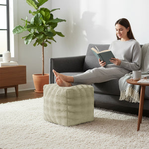 Sweet Dreams Alpine Bubble Faux Fur Bean Bag