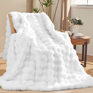 Sweet Dreams Alpine Bubble Faux Fur Throw