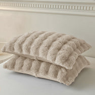 Sweet Dreams Bubble Faux Rabbit Pillowcase Pair