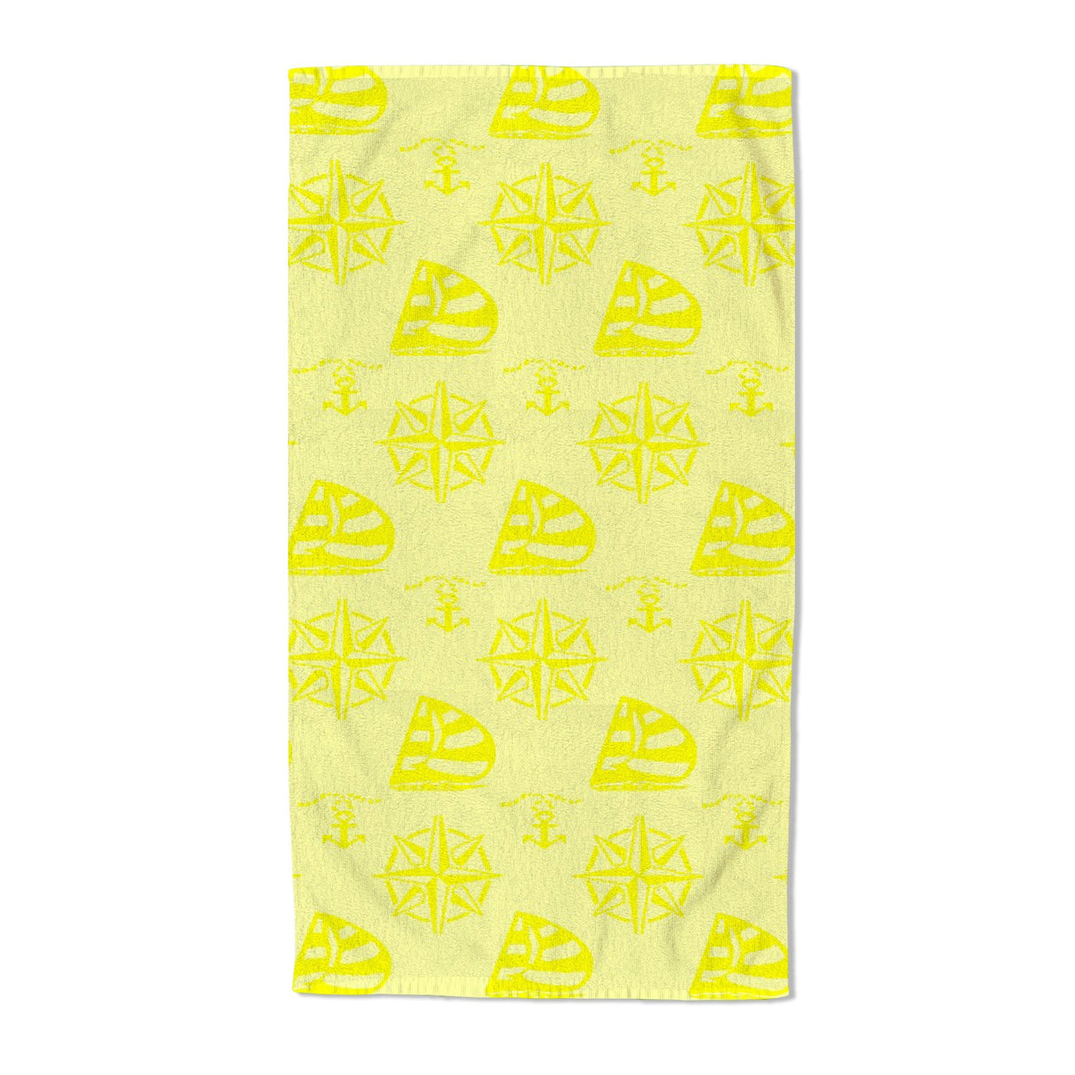 Velosso Anchor Embossed Jacquard Beach Towel
