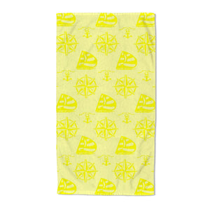 Velosso Anchor Embossed Jacquard Beach Towel