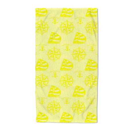 Velosso Anchor Embossed Jacquard Beach Towel