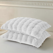 Sweet Dreams Bubble Faux Rabbit Pillowcase Pair