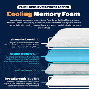 Home Republic Cooling Mattress Topper