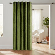 Velosso Luna Velvet Ring Top Door Curtain