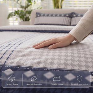 Velosso Atlas Duvet Cover and Pillowcase Set