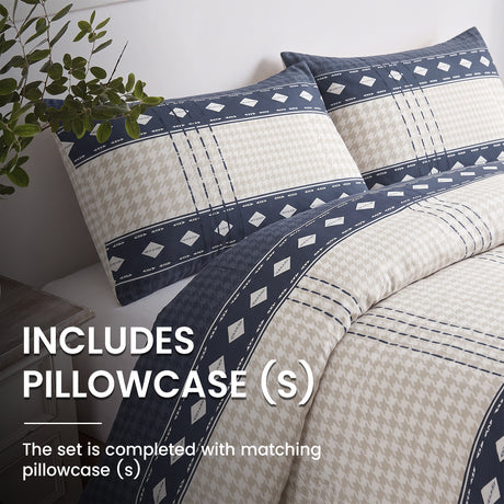 Velosso Atlas Duvet Cover and Pillowcase Set