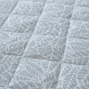 Velosso Ayda Jacquard Floral Quilted Bedspread Set