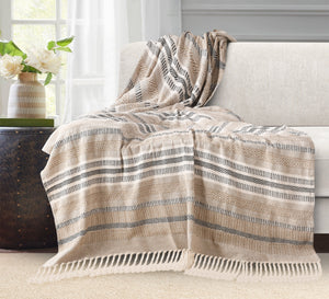 Velosso Aztec Jacquard Throw 100% Cotton