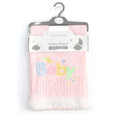 Baby Embroidered Shawl