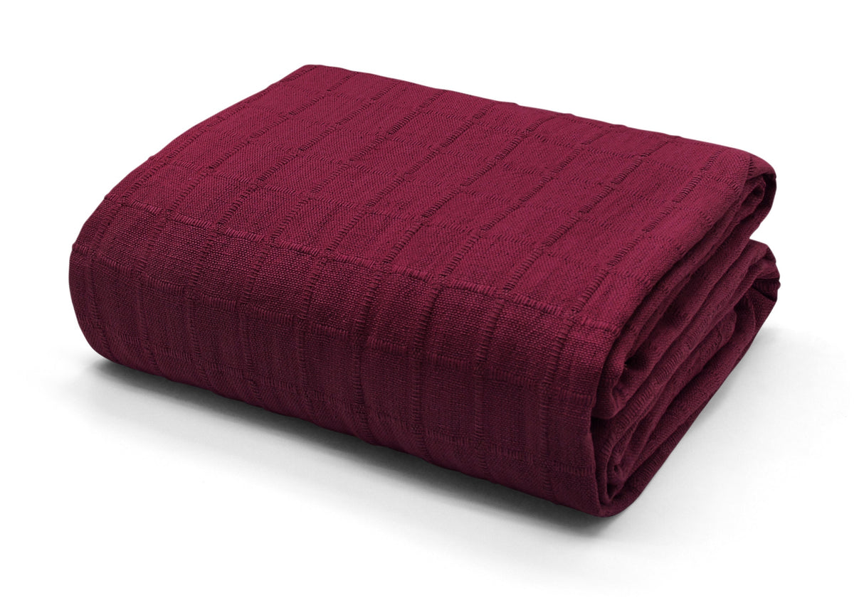 Velosso Batten Check Throw 100% Cotton