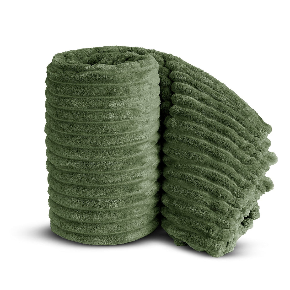 Velosso Super Soft Chunky Cord Blanket Throw