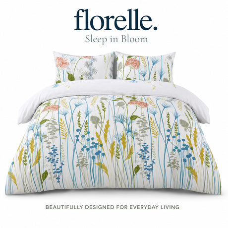 Florelle Bloomfield Wild Meadow Duvet Cover and Pillowcase Set