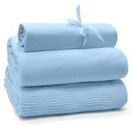 My Little World 3 Piece Starter Set 2 Sheets and Blanket