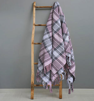 Velosso Bourbon Check Throw 100%