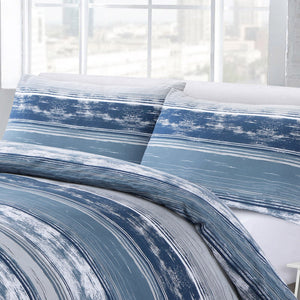 Velosso Brooklyn Stripe Duvet Cover & Pillowcase Set