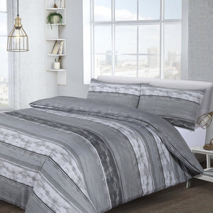 Velosso Brooklyn Stripe Duvet Cover & Pillowcase Set