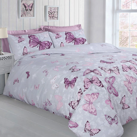 Velosso Butterfly Glaze Duvet Cover & Pillowcase Set
