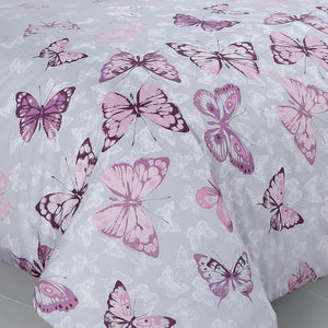 Velosso Butterfly Glaze Duvet Cover & Pillowcase Set