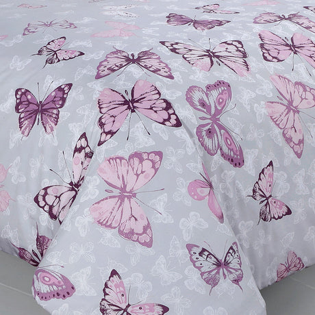 Velosso Butterfly Glaze Duvet Cover & Pillowcase Set