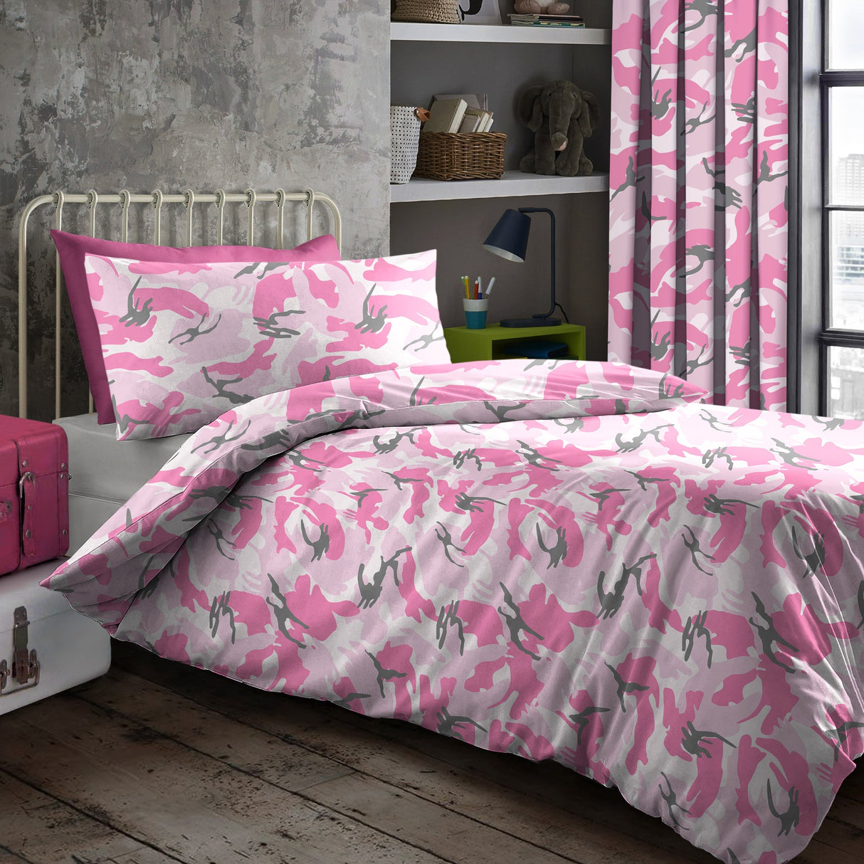 Velosso Camouflage Duvet Cover & Pillowcase Set