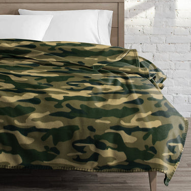 Camouflage Polar Fleece Blanket