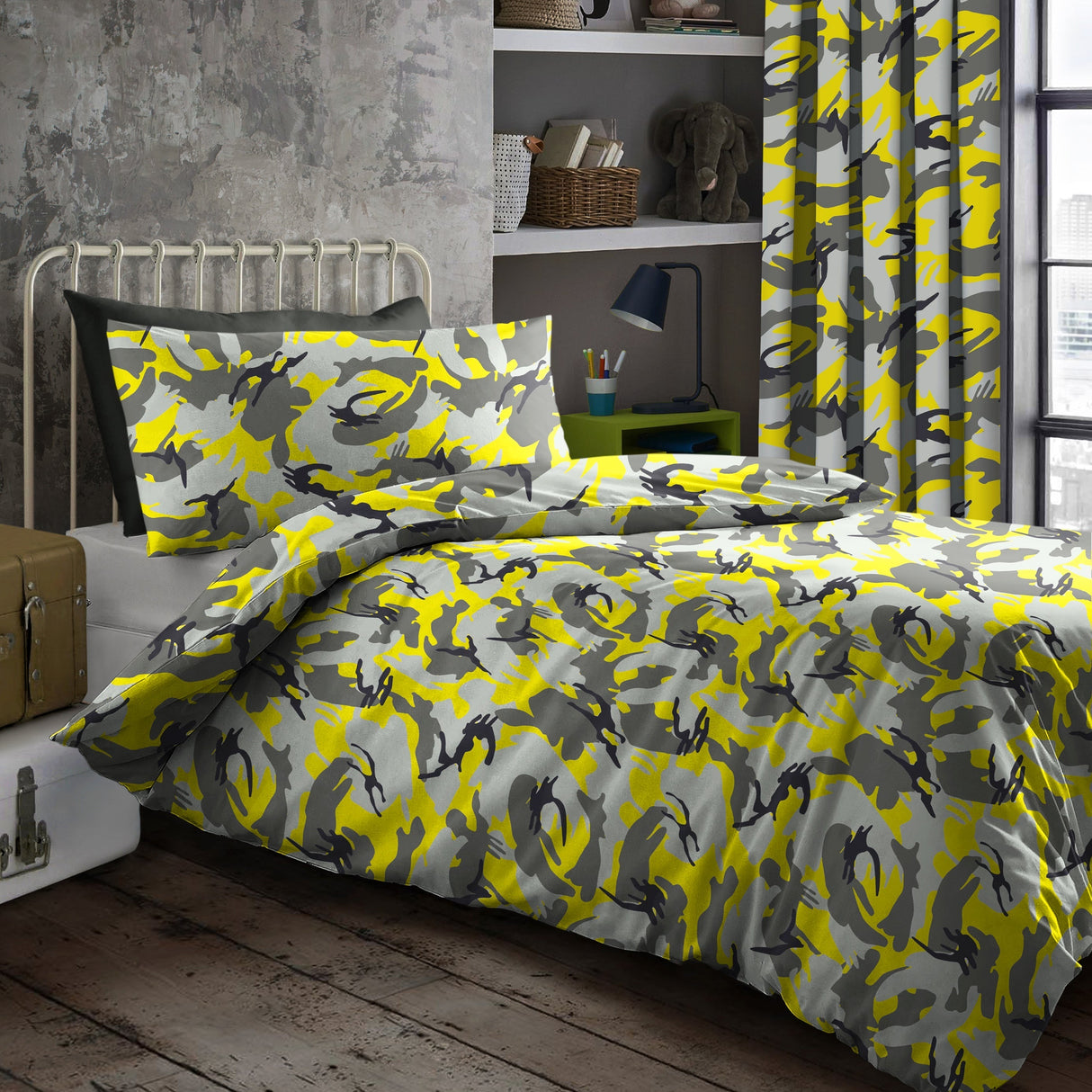 Velosso Camouflage Duvet Cover & Pillowcase Set