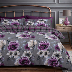 Velosso Cassia Floral Duvet Cover & Pillowcase Set