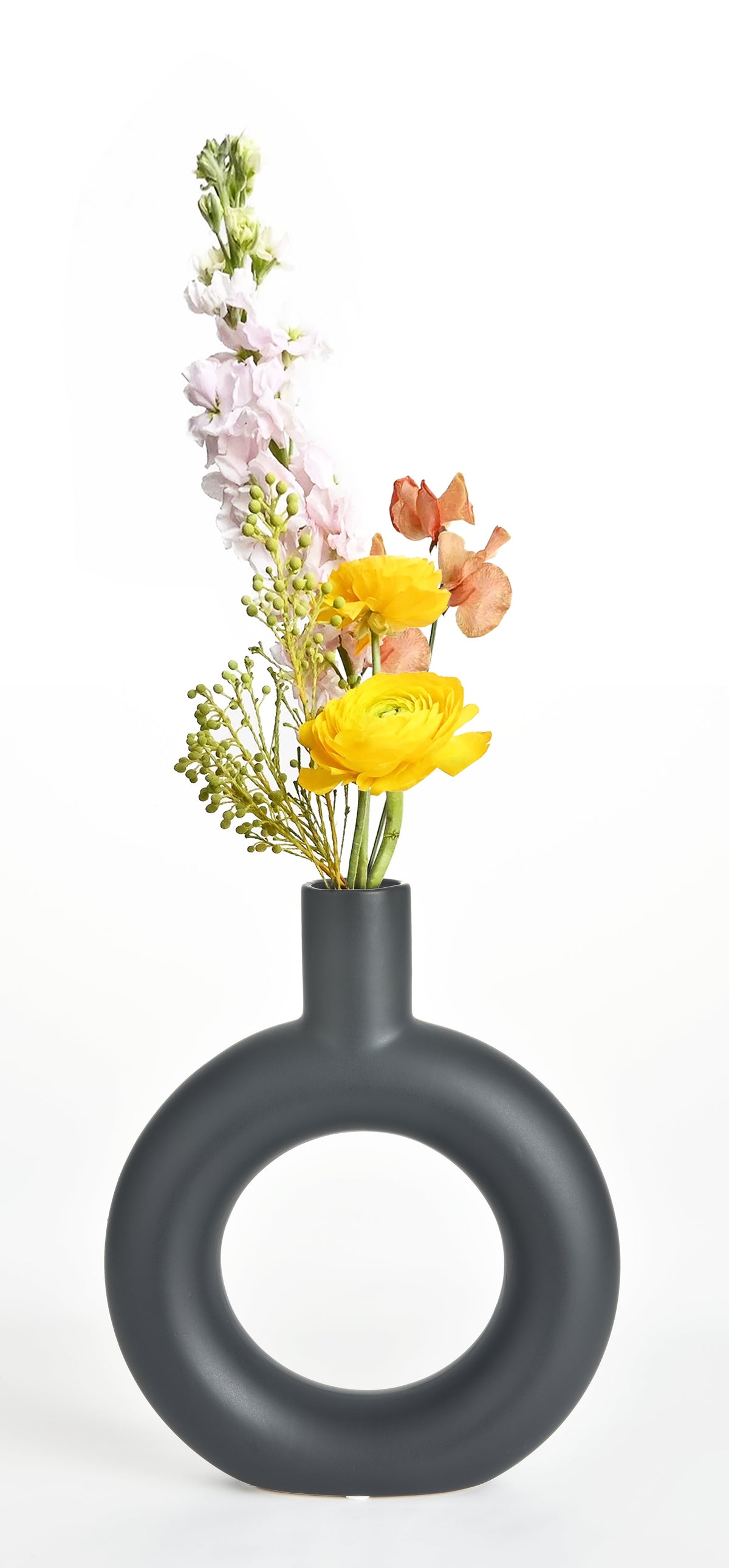 Home Republic Ceramic Donut Vase