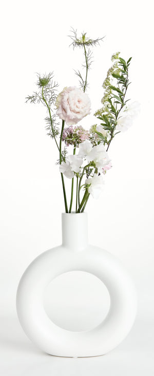 Home Republic Ceramic Donut Vase