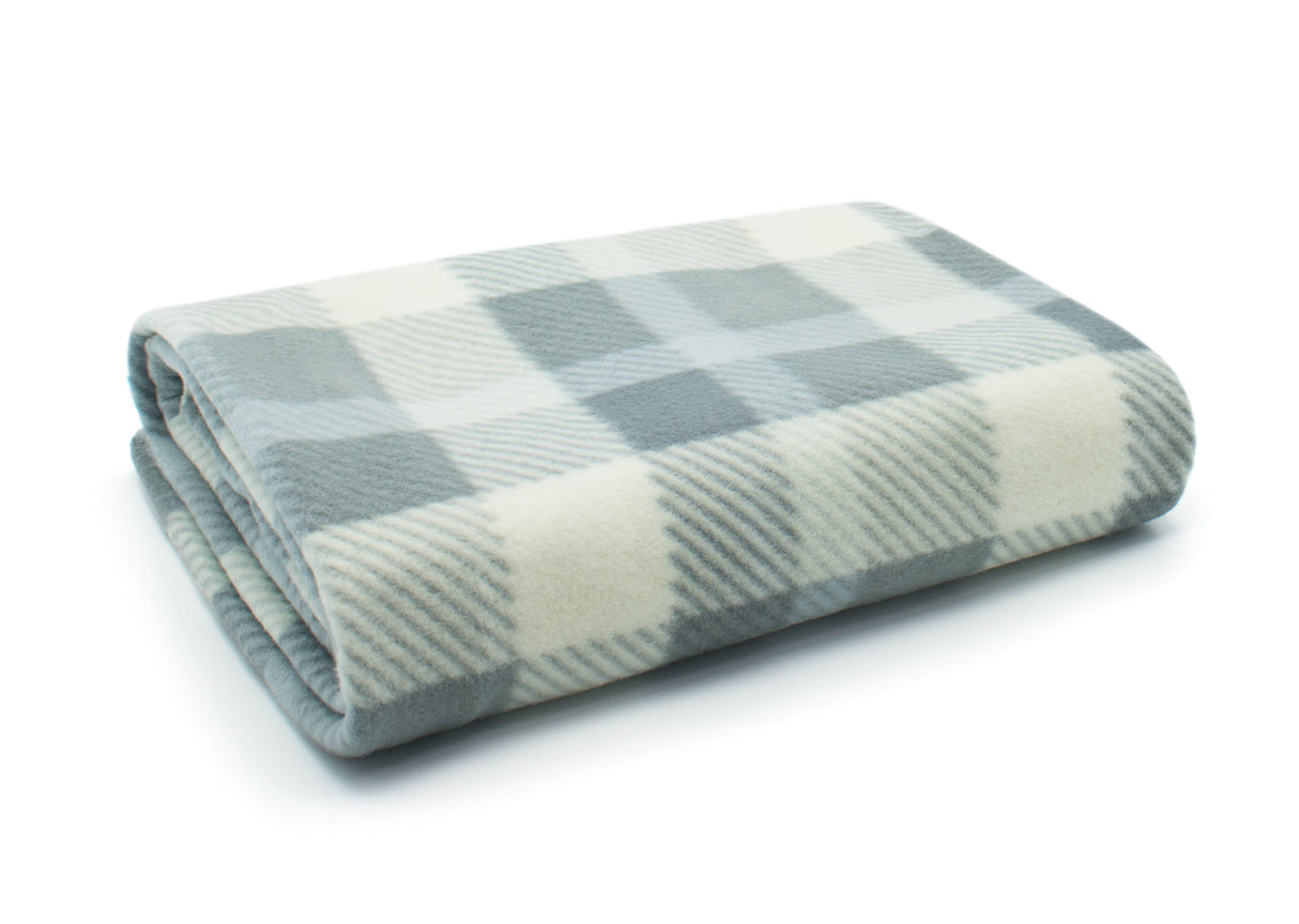 Velosso Checkered Polar Fleece Blanket