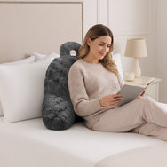 Velosso Chunky Popcorn Faux Rabbit Fur Cuddle Pillow