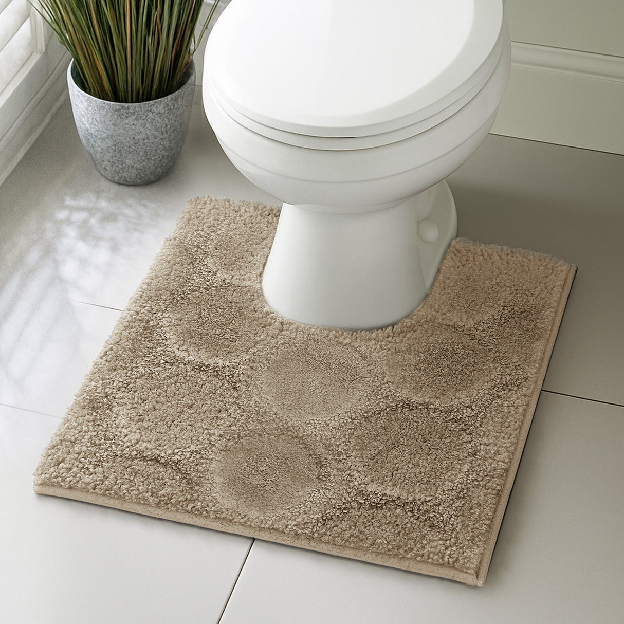 Velosso Cobla Bath/ Pedestal Mat Cashmere Feel