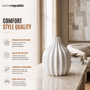 Home Republic Ceramic Wide Vase