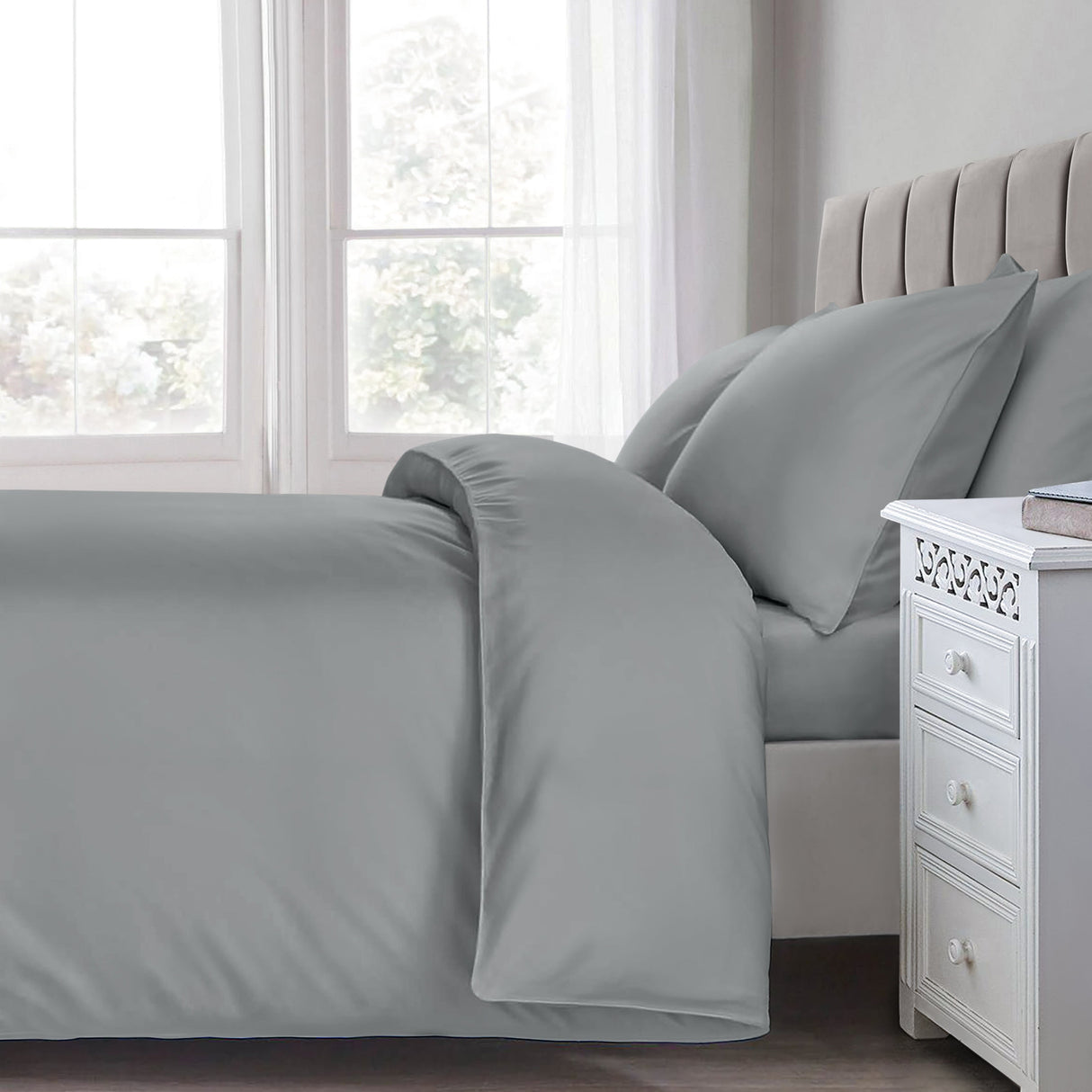 Sweet Dream 100% Percale Cotton 220 Thread Count Duvet Cover