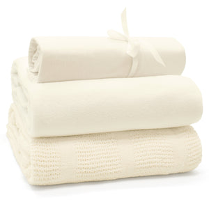 My Little World 3 Piece Starter Set 2 Sheets and Blanket
