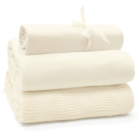 My Little World 3 Piece Starter Set 2 Sheets and Blanket