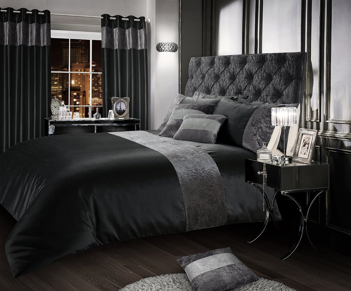 Intimates Crushed Velvet Duvet Cover & Pillowcase Set