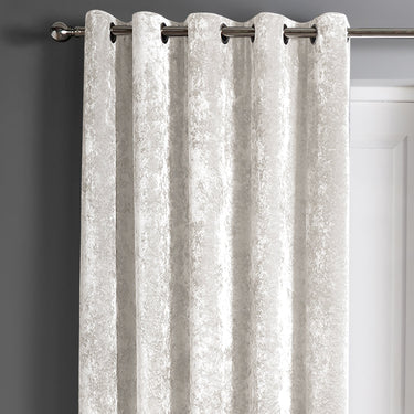 Crushed Velvet Ring Top Door Curtain