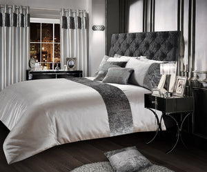 Intimates Crushed Velvet Duvet Cover & Pillowcase Set