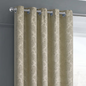 Intimates Damask Ring Top Curtains