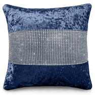 Intimates Diamonte Crushed Velvet Cushion