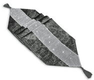 Kitchen Trends Crushed Velvet Diamante Table Runner