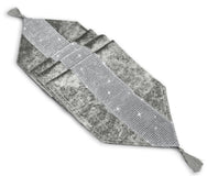 Kitchen Trends Crushed Velvet Diamante Table Runner