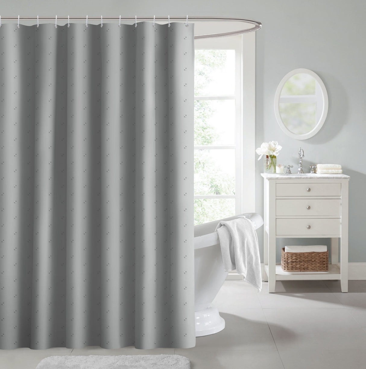 Velosso Dots Shower Curtains