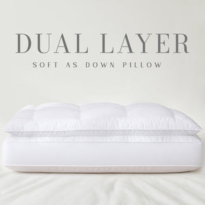 Sweet Dreams Soft as Down Dual Layer Pillow