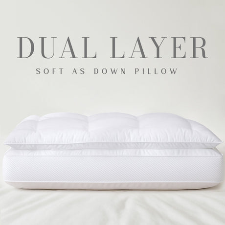 Sweet Dreams Soft as Down Dual Layer Pillow