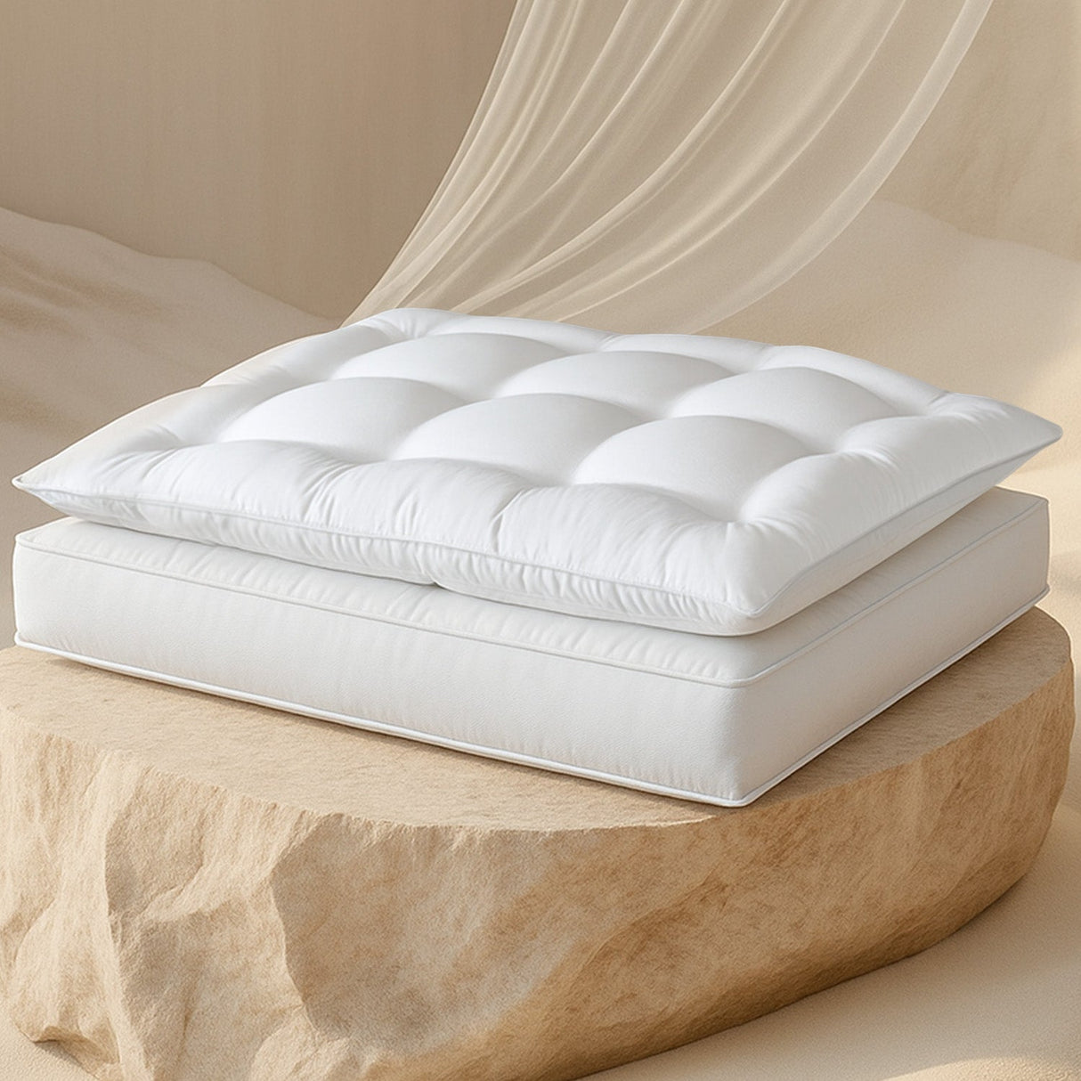 Sweet Dreams Soft as Down Dual Layer Pillow