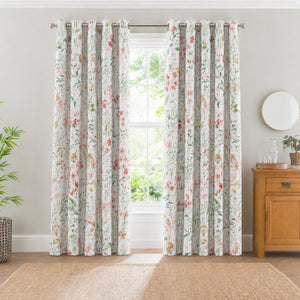 Florelle Eleanor Watercolour Ring Top Curtains