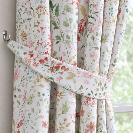 Florelle Eleanor Watercolour Ring Top Curtains